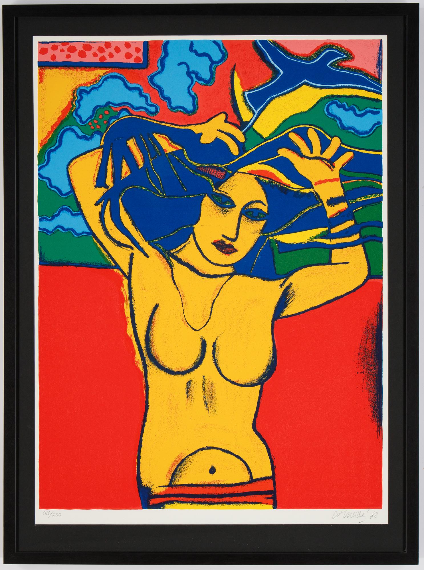 Beverloo Corneille, silkscreen in colours, 1988, signed 141/200.