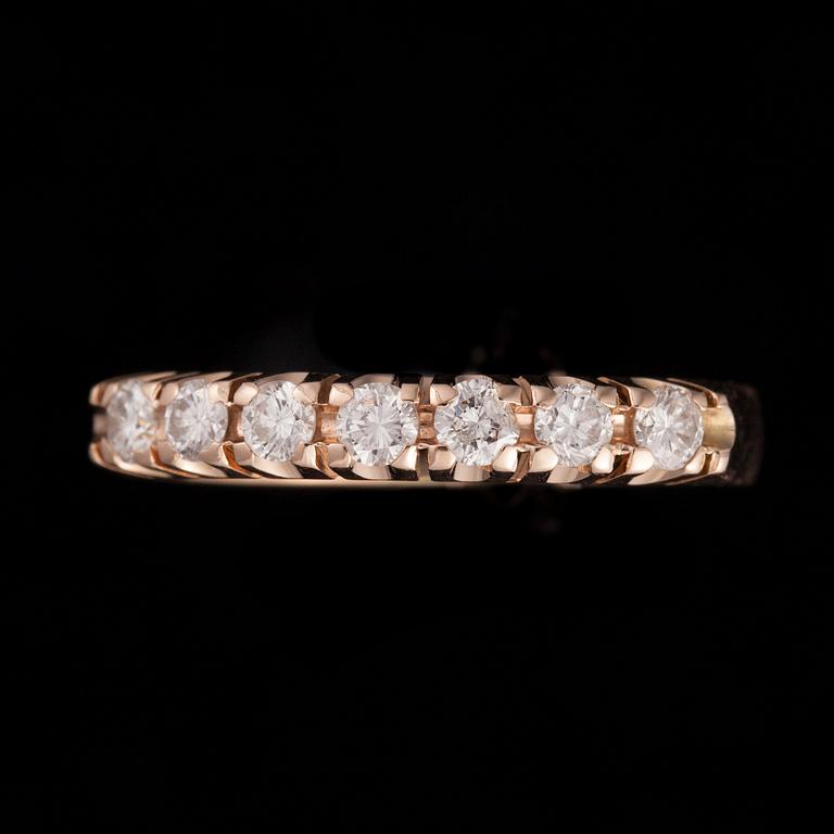 RING, 14K guld, diamanter, 1996. Vikt ca 3,6 g.