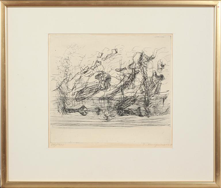 TORSTEN RENQVIST, linjeetsningar, 2 st, signerade och numrerade 145 respektive 240/320.