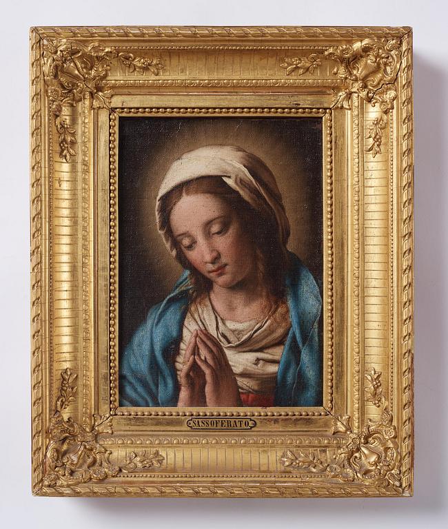 Giovanni Battista Salvi da Sassoferrato, attributed to, The Madonna.