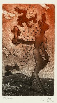 Roberto Matta, "Fous riez", 2 pcs.