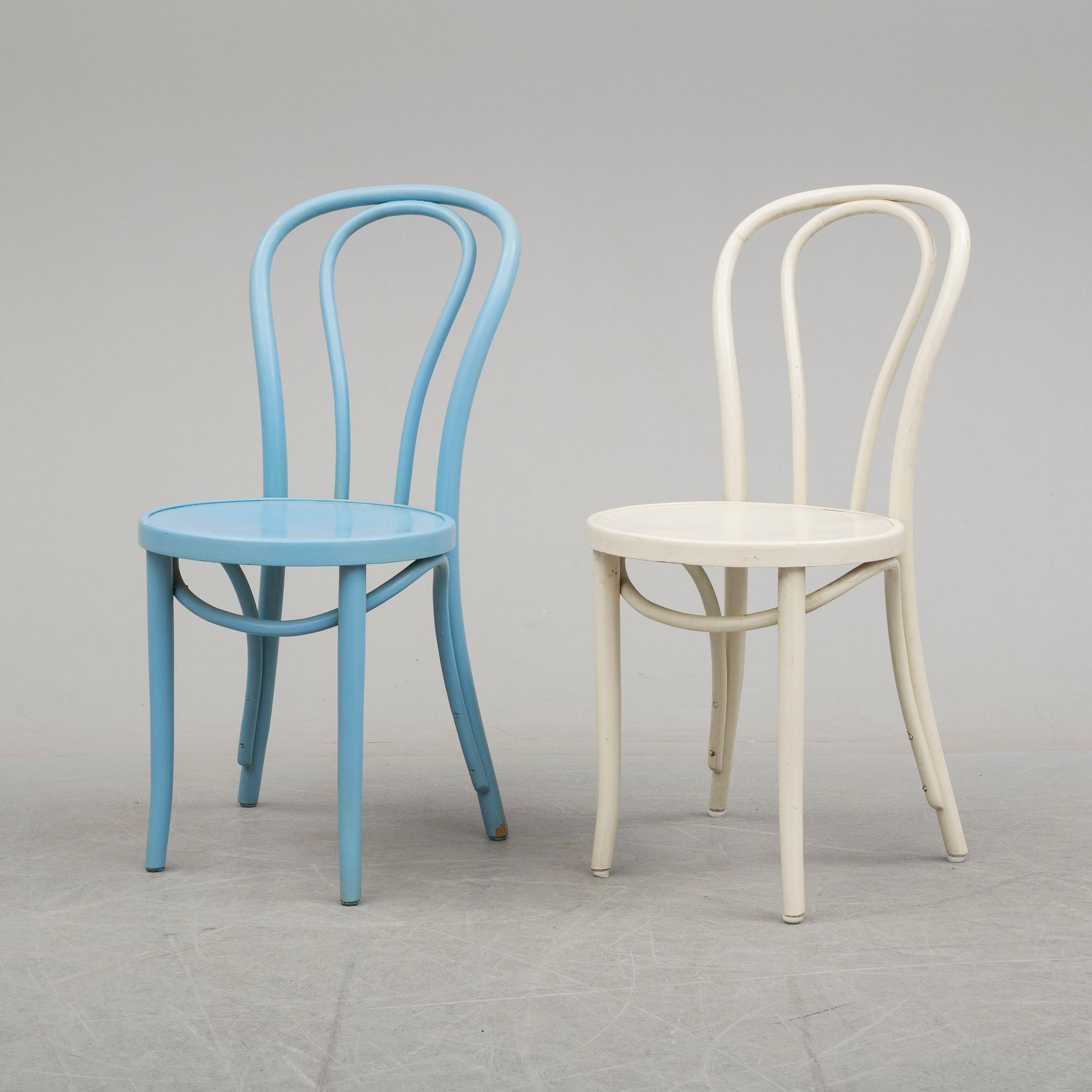 A set of six IKEA Öglan chairs, 1970/80's.