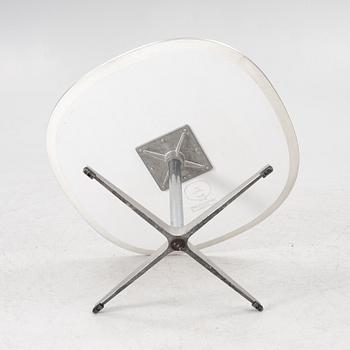 Bruno Mathsson, Piet Hein & Arne Jacobsen, soffbord, "Supercirkel", Fritz Hansen, Danmark, 1980.
