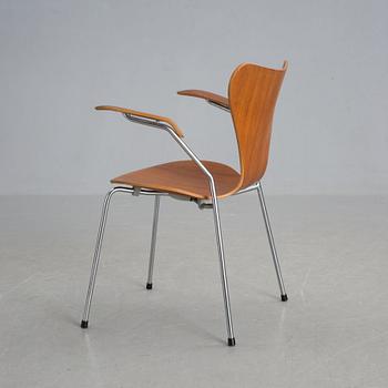 KARMSTOL, "Sjuan", Arne Jacobsen, Fritz Hansen. 1970.