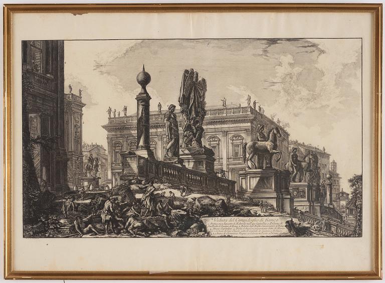 Giovanni Battista Piranesi, From: "Vedute di Roma".