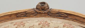 A Gustavian late 18th century bergere.