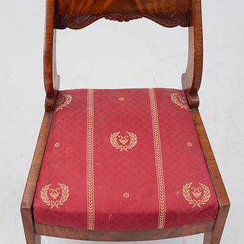 Chairs, 6, Russia/Baltic region, first half of the 19th century, Empire.