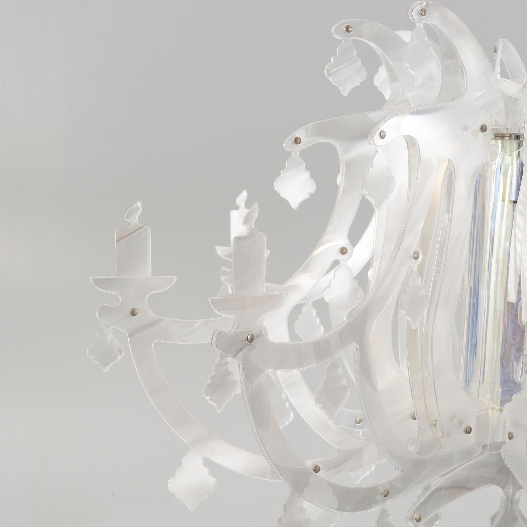 Nigel Coates, a ceiling lamp, "Ginetta Prisma", Slamp, contemporary.