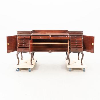 A Chippendale style mahogany sideboard from Mobila Malmö early 1900s.