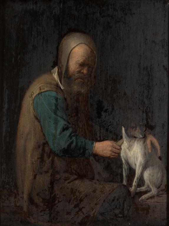 DAVID RYCKAERT D.Y, ett par, tillskrivna, olja på pannå, ej signerade.