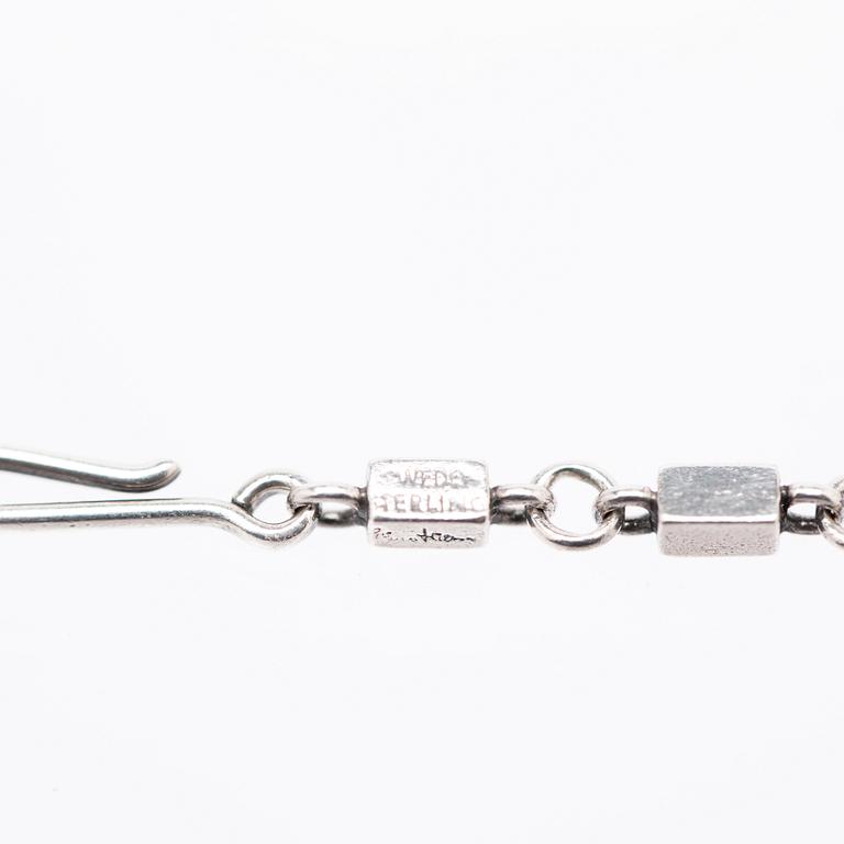 Wiwen Nilsson, necklace, sterling silver, Lund, 1948.