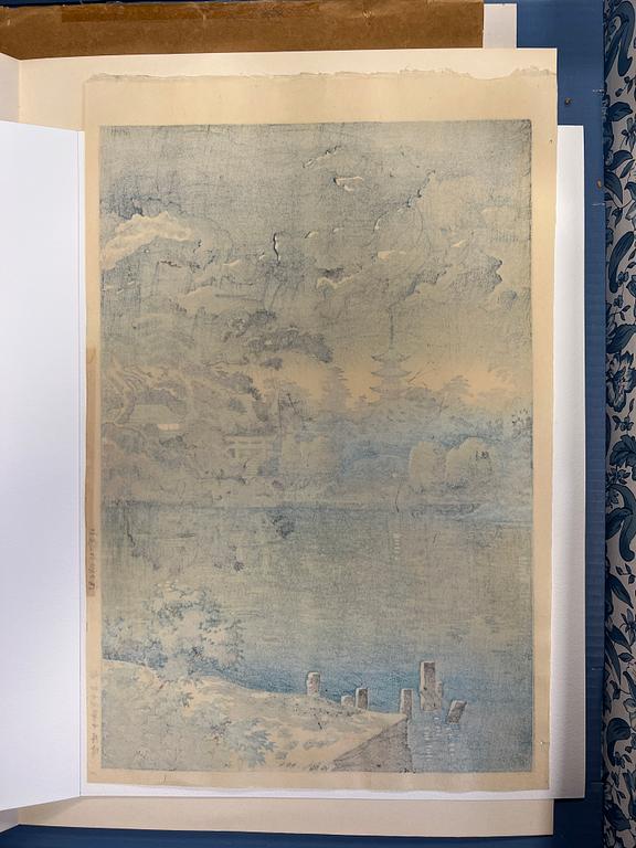 Tsuchiya Koitsu, 'Shinobazu Pond at Ueno in Tokyo'.