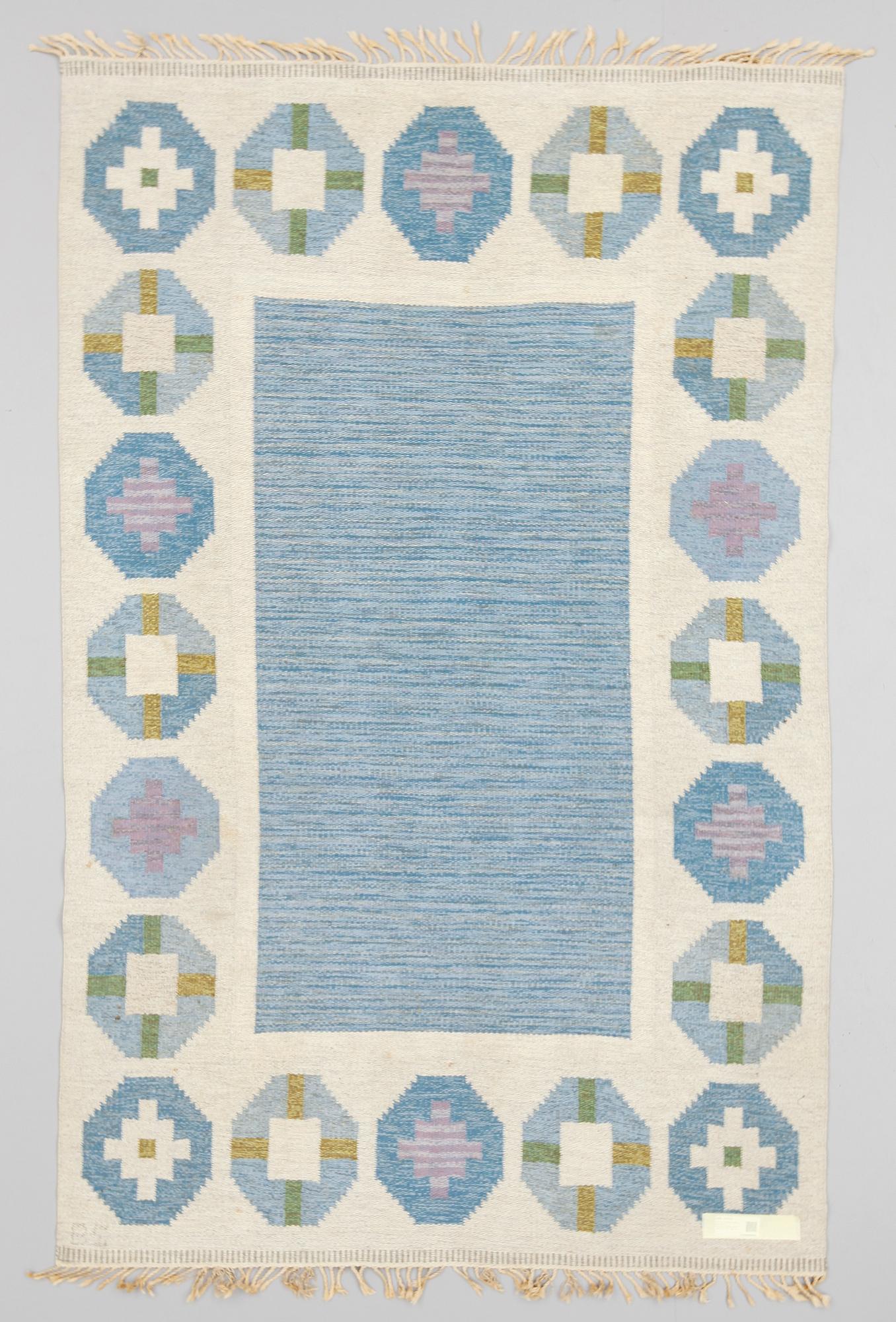 MATTA, rölakan, Barbro Sprinchorn, monogramsignerad BS, 1960-tal. 140 x 240 cm.