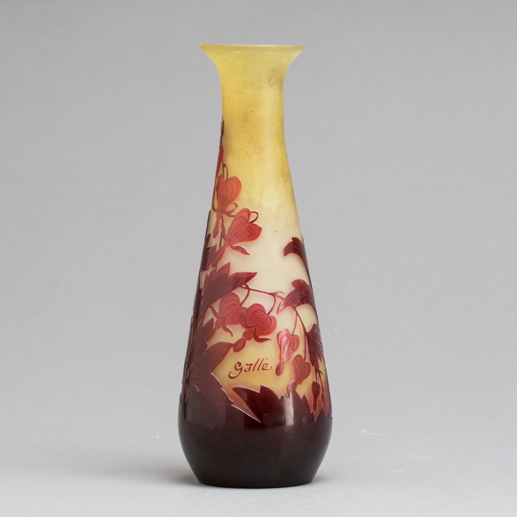 EMILE GALLÉ, vas, Nancy, Frankrike, jugend, tidigt 1900-tal.