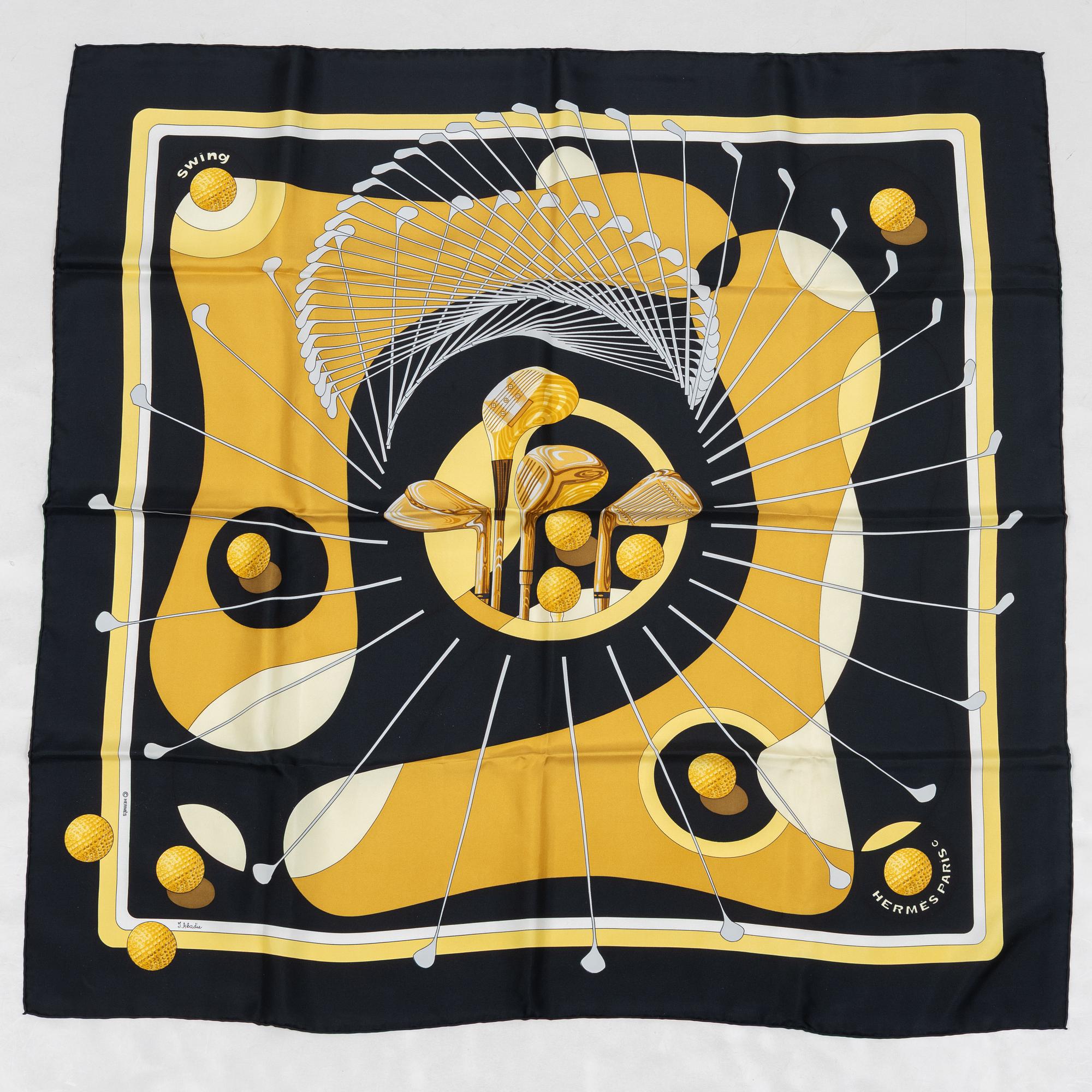 Hermès, scarf, "Swing".