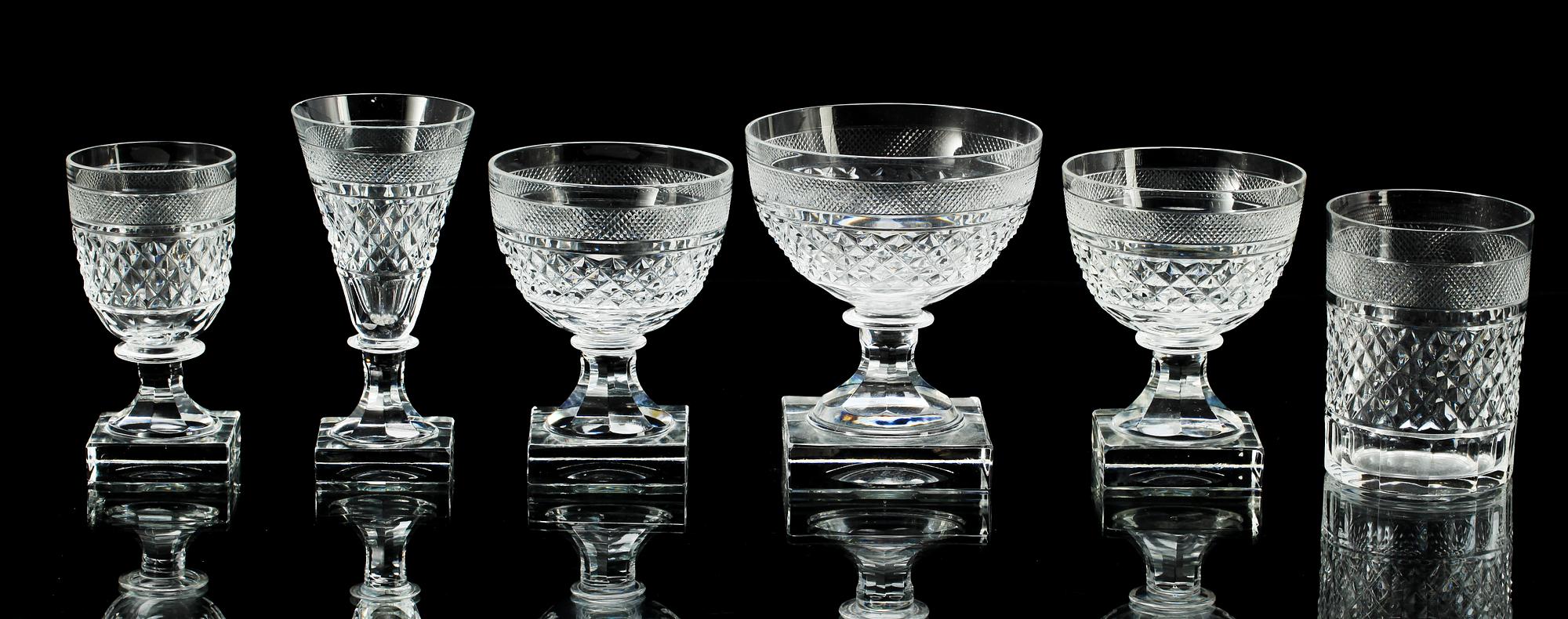 GLASSERVIS, 60 delar, "Kent", Kosta.