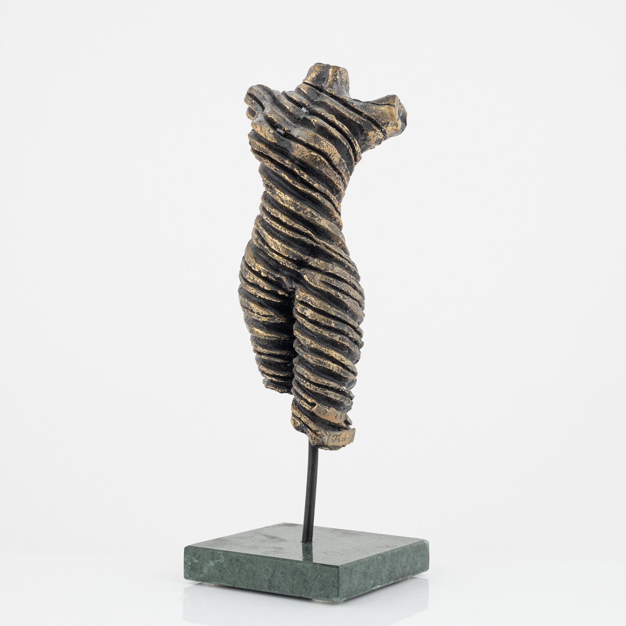 Frank Olsson, sculpture. Signed and numbered. Height 30 cm.