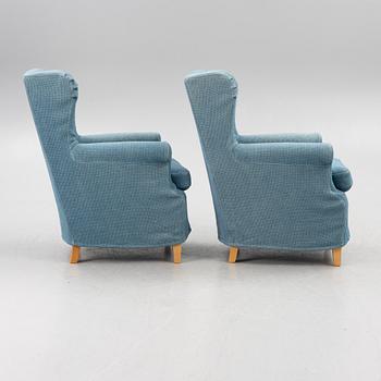 Armchairs, a pair, contemporary manufacture.