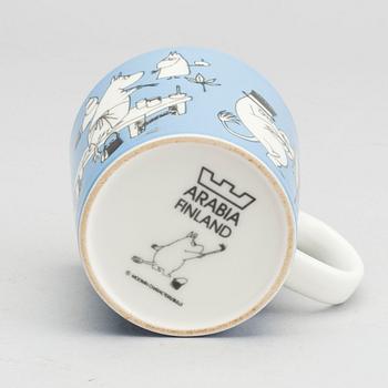 A Moomin Characters porcelain mug, Arabia, Finland, 1990-96.