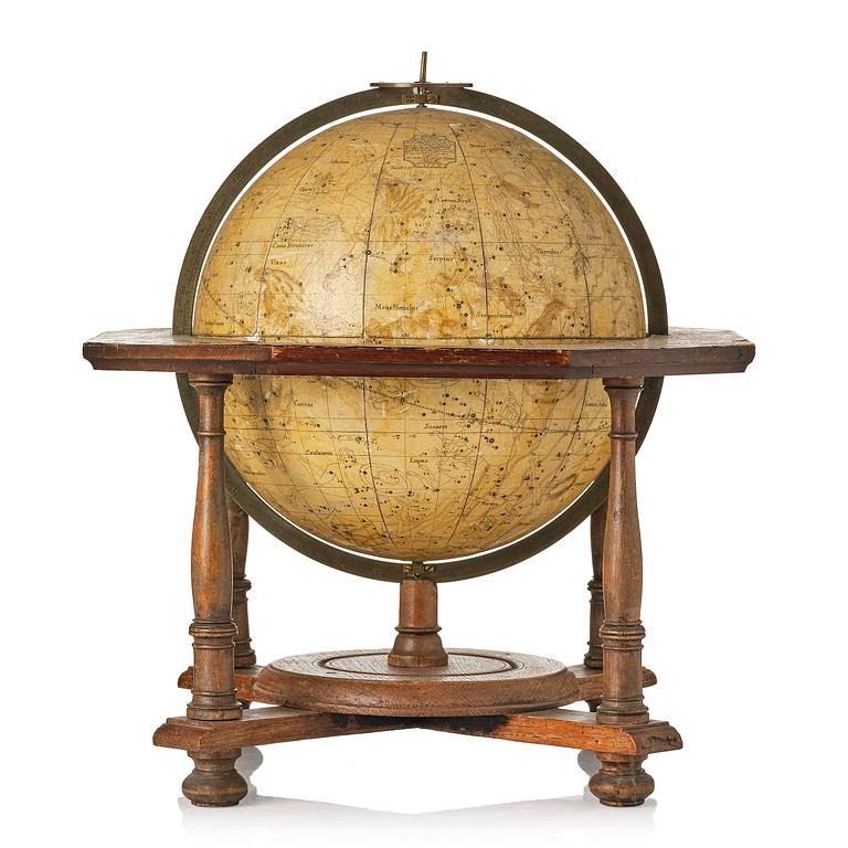 A celestial library globe by A. Åkerman (manufacturer of globes in Uppsala 1759-78), 1759.