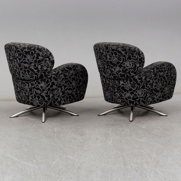 A pair of 'Sting' easy chairs, Brunstad, Norway.