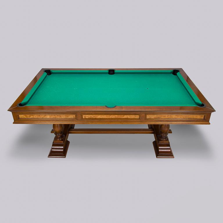 Billiard table/dining table, late 20th century.