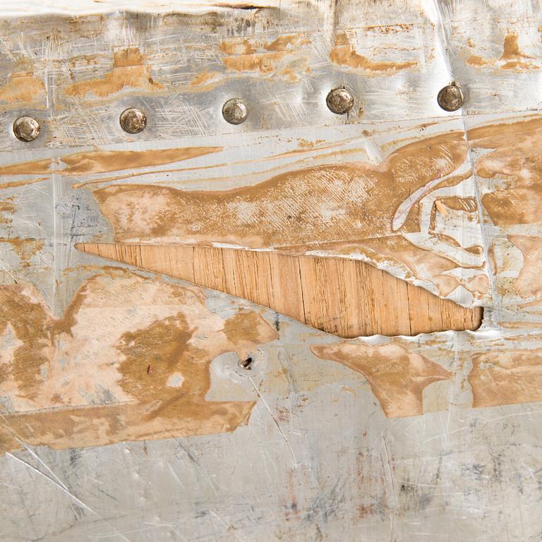 An aluminium trunk, Germany 20th Century.