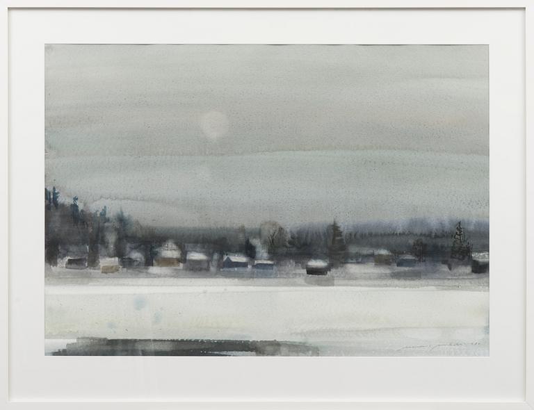 NANDOR MIKOLA, blandteknik, signerad och daterad 1988.