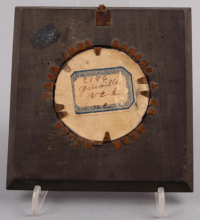 MINIATYR, grisaille, 1800-tal.