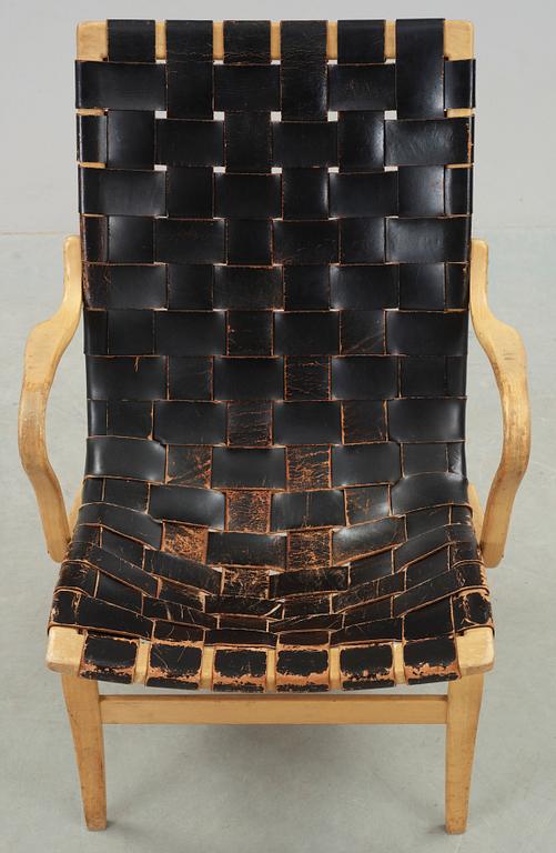 FÅTÖLJ, "Eva", Bruno Mathsson, Firma Karl Mathsson, Värnamo 1965.