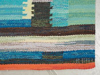 CARPET. Flat weave. 248 x 181,5 cm. Signed Vbn and AMH.