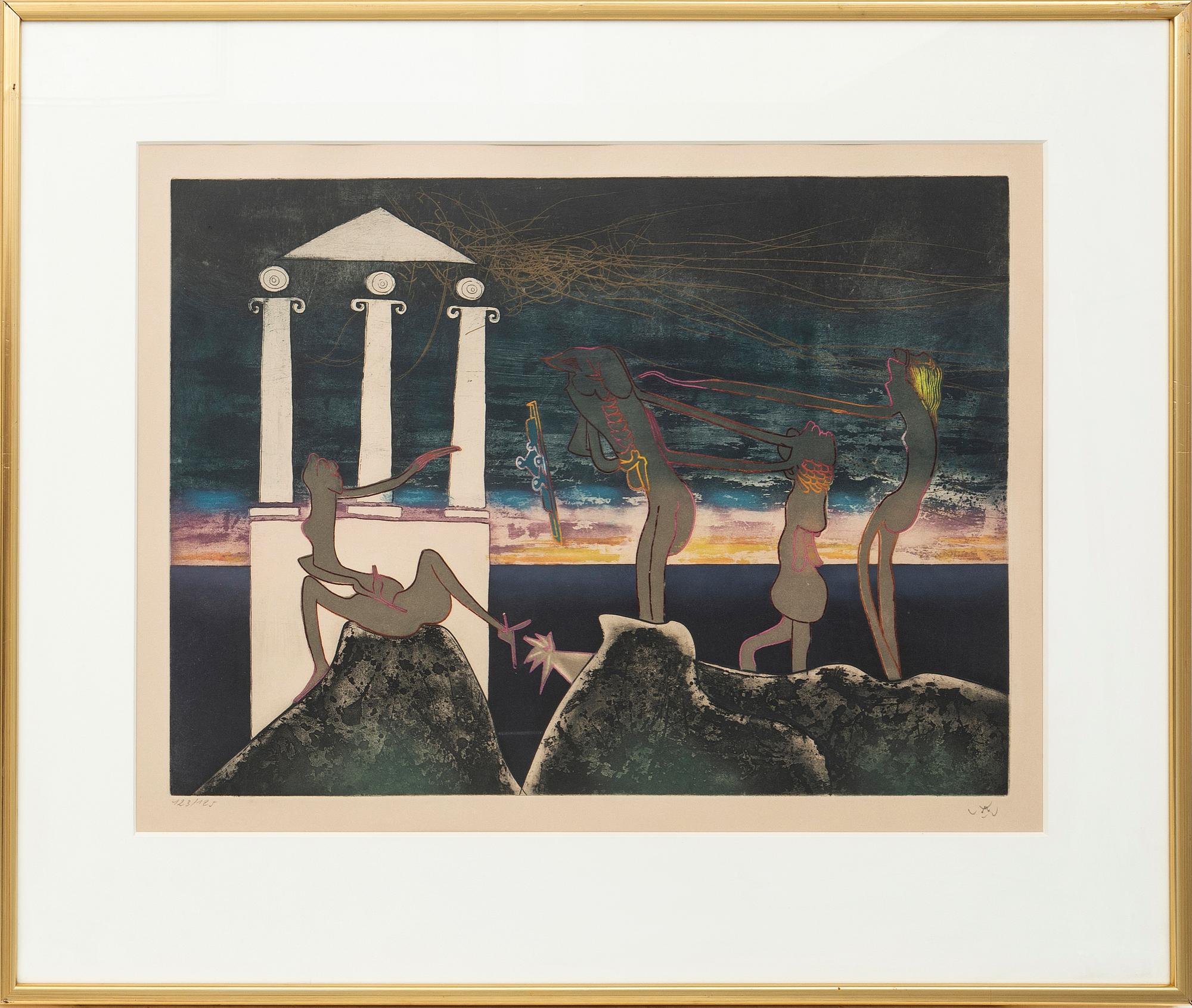 Roberto Matta, "10 PM" ur "L'Arc Obscure des Heures".