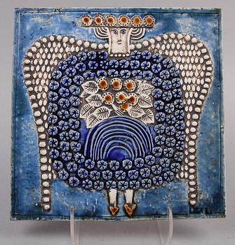 PLAKETT, keramik, Lisa Larson, Gustavsberg.