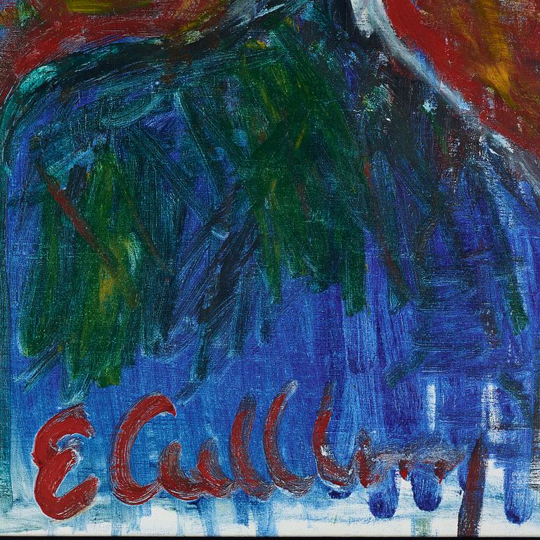 Erland Cullberg, olja på duk, signerad E. Cullberg.