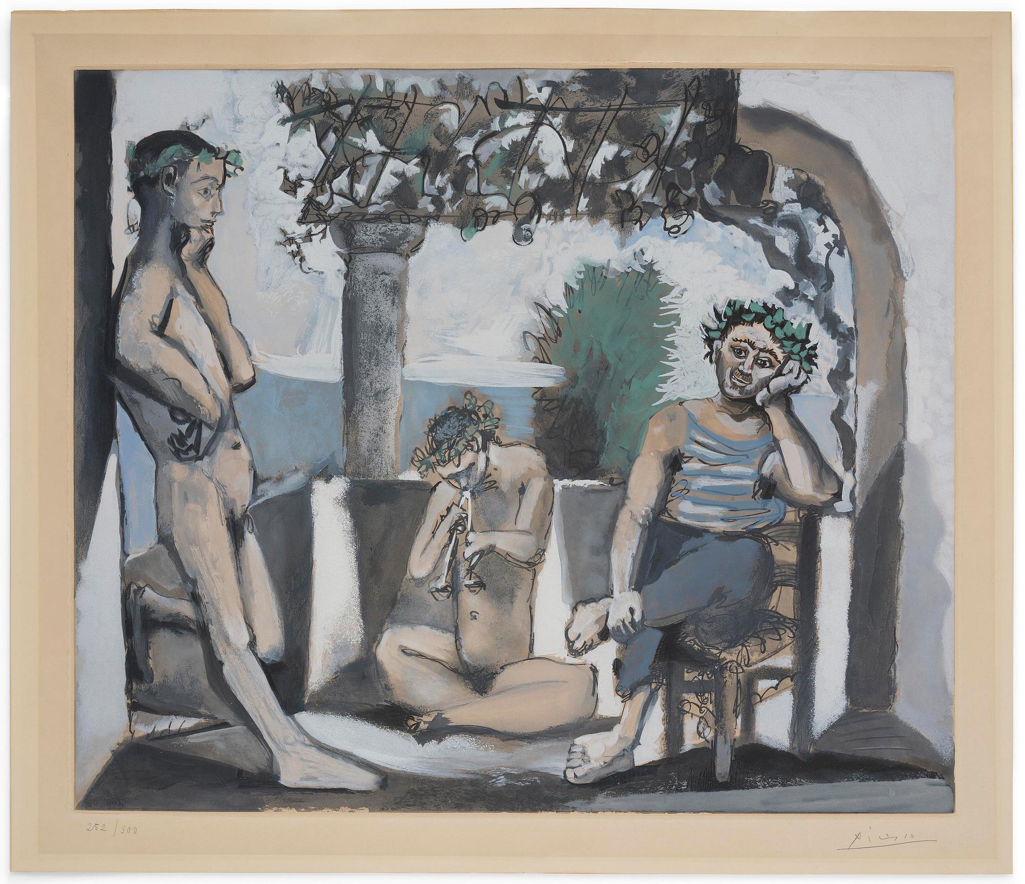 Pablo Picasso, after, "Bacchanale".