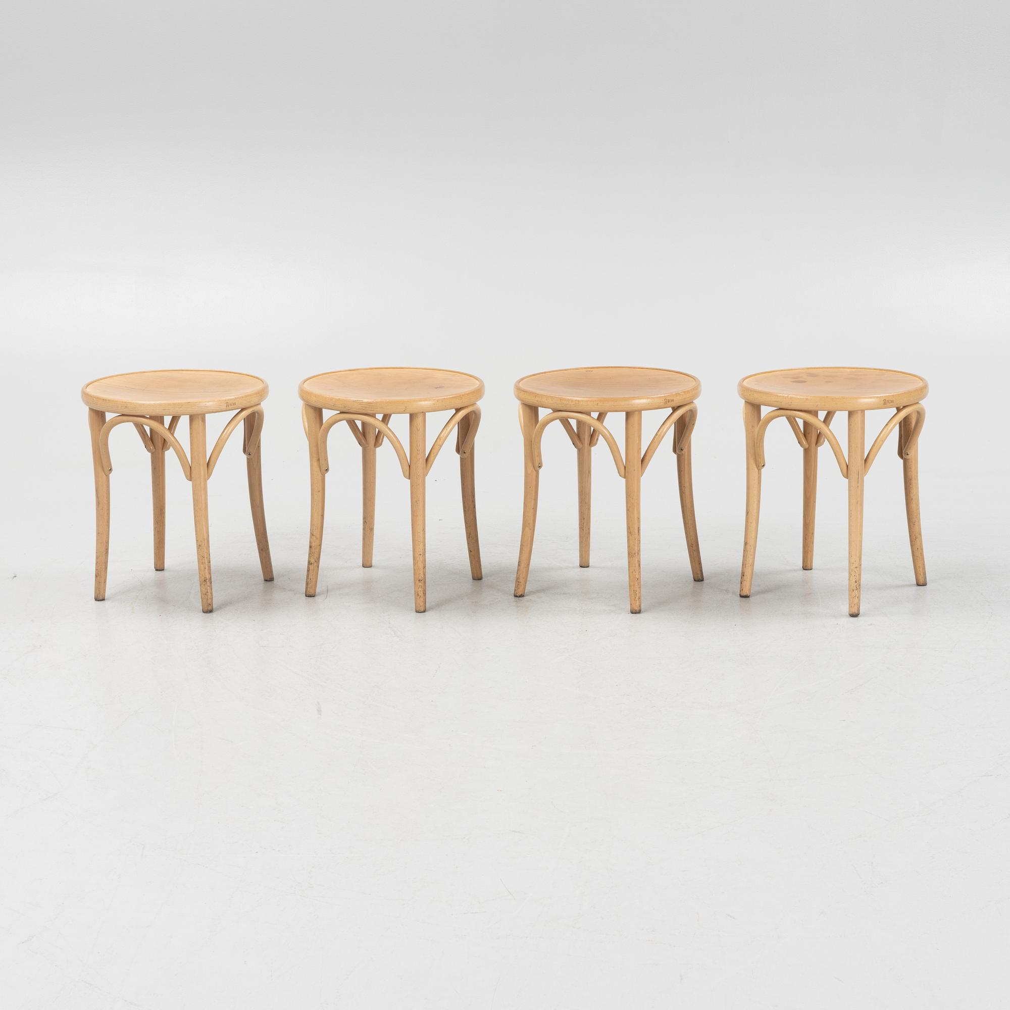 Stools, 4 pcs, "Stool No 60", TON.