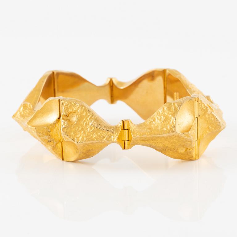 Björn Weckström bracelet 18K gold "Tundravår", for Lapponia.