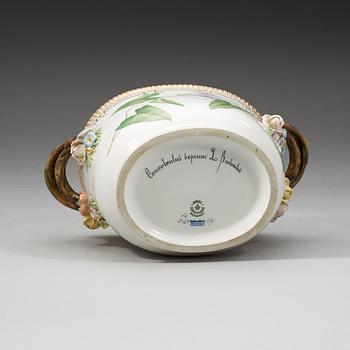 Royal Copenhagen, A Royal Copenhagen 'Flora Danica' wine cooler, Denmark, 20th Century.