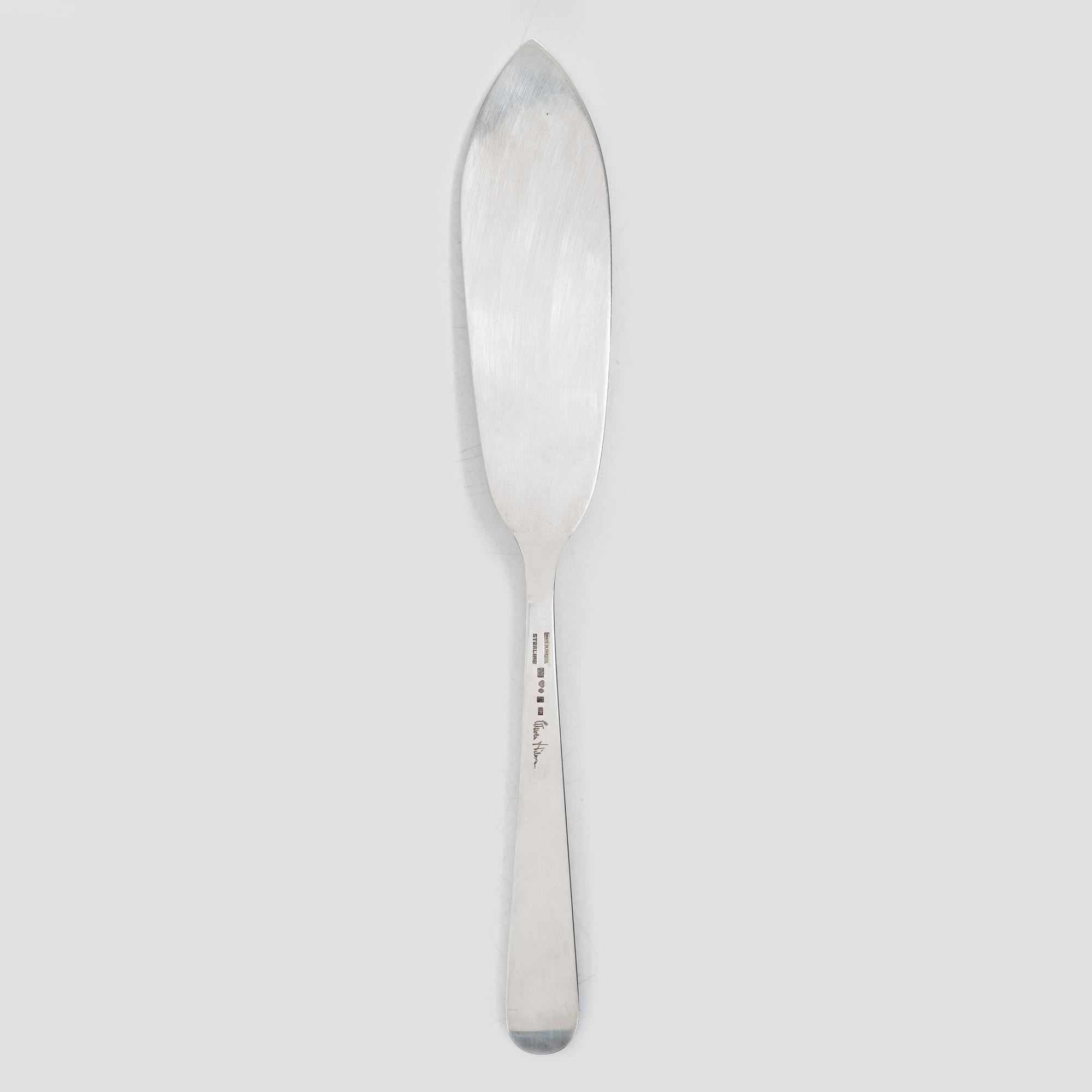 Wiwen Nilsson, Cake server, sterling silver, Anders Nilsson, Lund 1940.