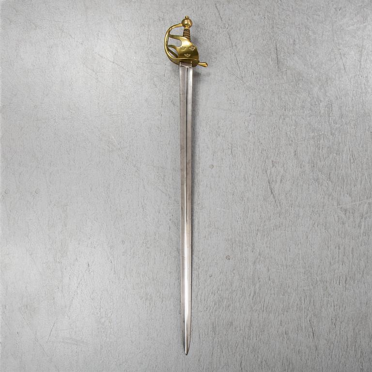 A Swedish cavalry sword 1773 pattern.