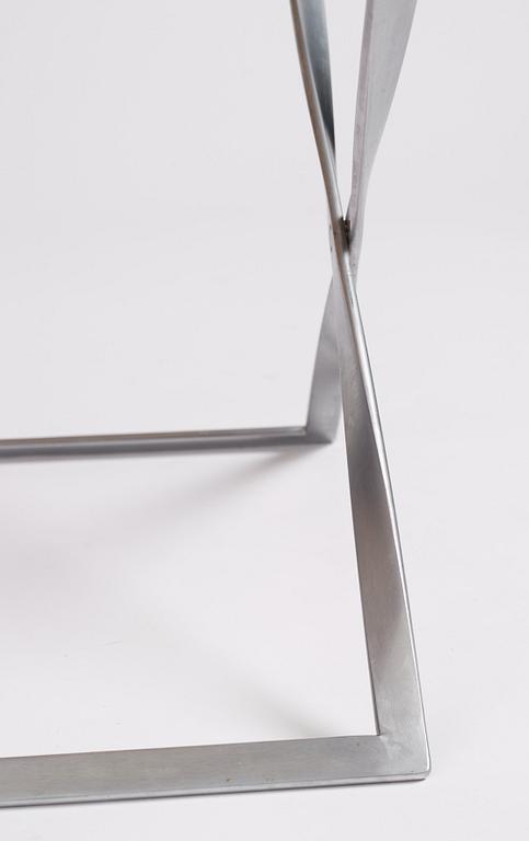 Poul Kjaerholm, a 'PK91' folding stool, edition E Kold Christensen, early 1960s.