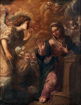 270. Andrea Vaccaro Follower of, Annunciation.