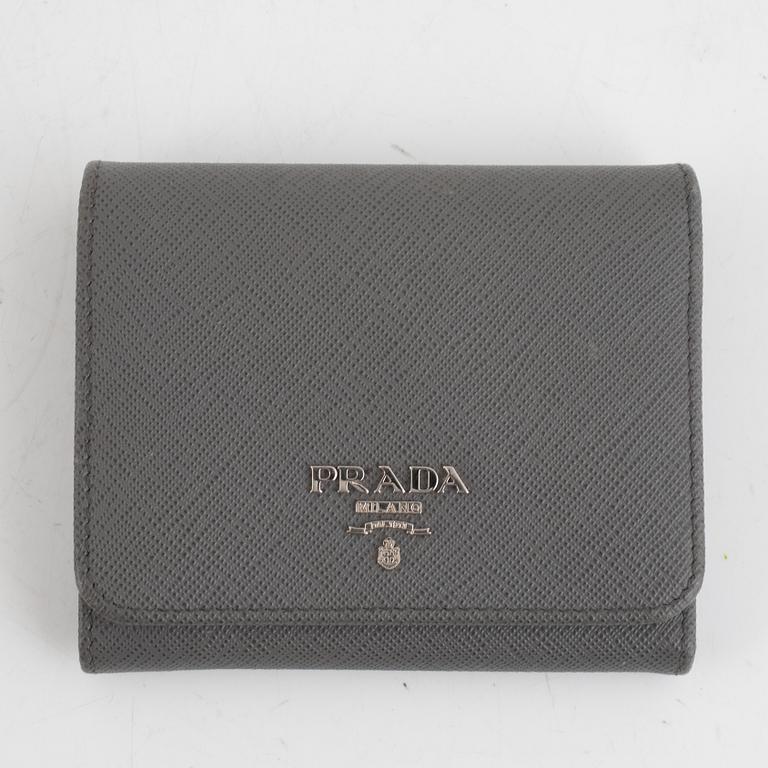 Prada, "Small Saffiano Leather Wallet".