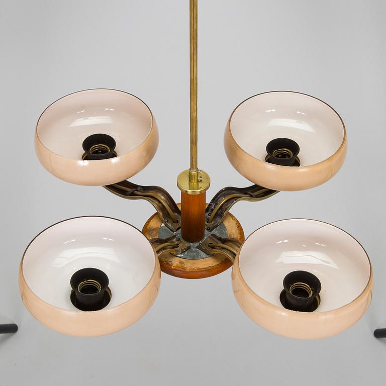 Paavo Tynell, taklampa, modell 1255/4, Taito, 1930-tal.