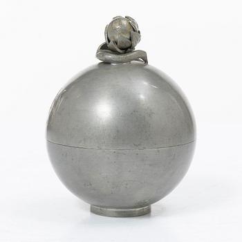 Estrid Ericson, a pewter box, Svenskt Tenn, Stockholm, 1932.