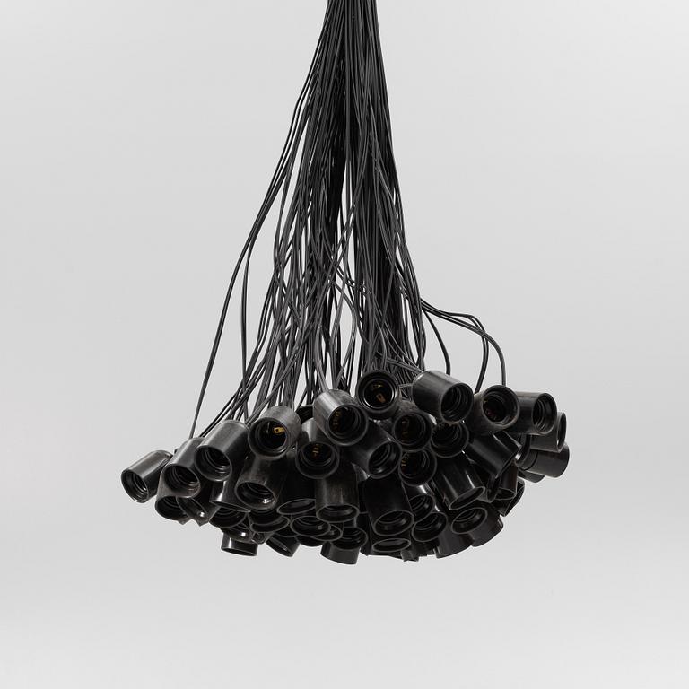 Rody Graumans, taklampa, "85 lamps", Droog Design, Holland, efter 1993, proveniens Lasse Åberg.