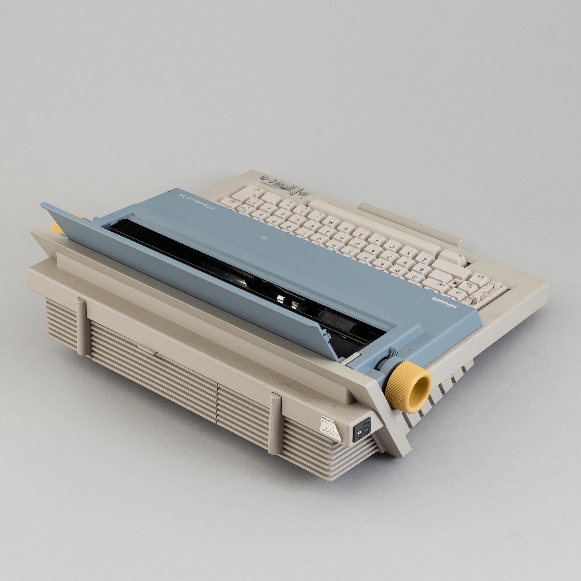 ETTORE SOTTSASS, PERRY A KING & MARIO BELLINI, 2 typewriters.