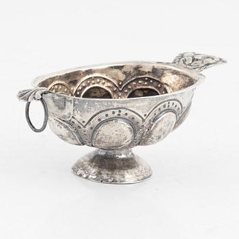 A silver cup, Sweden, 1841.
