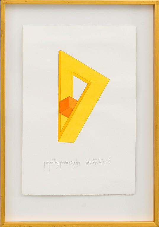 OSCAR REUTERSVÄRD, watercolour, signed and numbered.