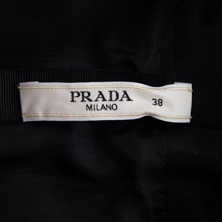 Prada, A silk dress, size 38.
